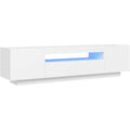 Mobile TV regolabile con illuminazione LED nero
