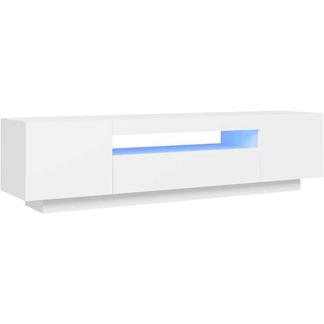 Mobile TV regolabile con illuminazione LED nero