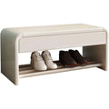 Arredo per soggiorno con cassetti in legno massello bianco