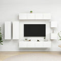 Console porta TV 89 x 32,5 x 8,3 cm bianco