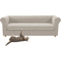 Divano confortevole nero con braccioli stile vintage