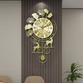 Mobile funzionale Creative Ginkgo Leafs Large Metal nero