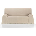 Seduta imbottita rivestimento in tessuto beige