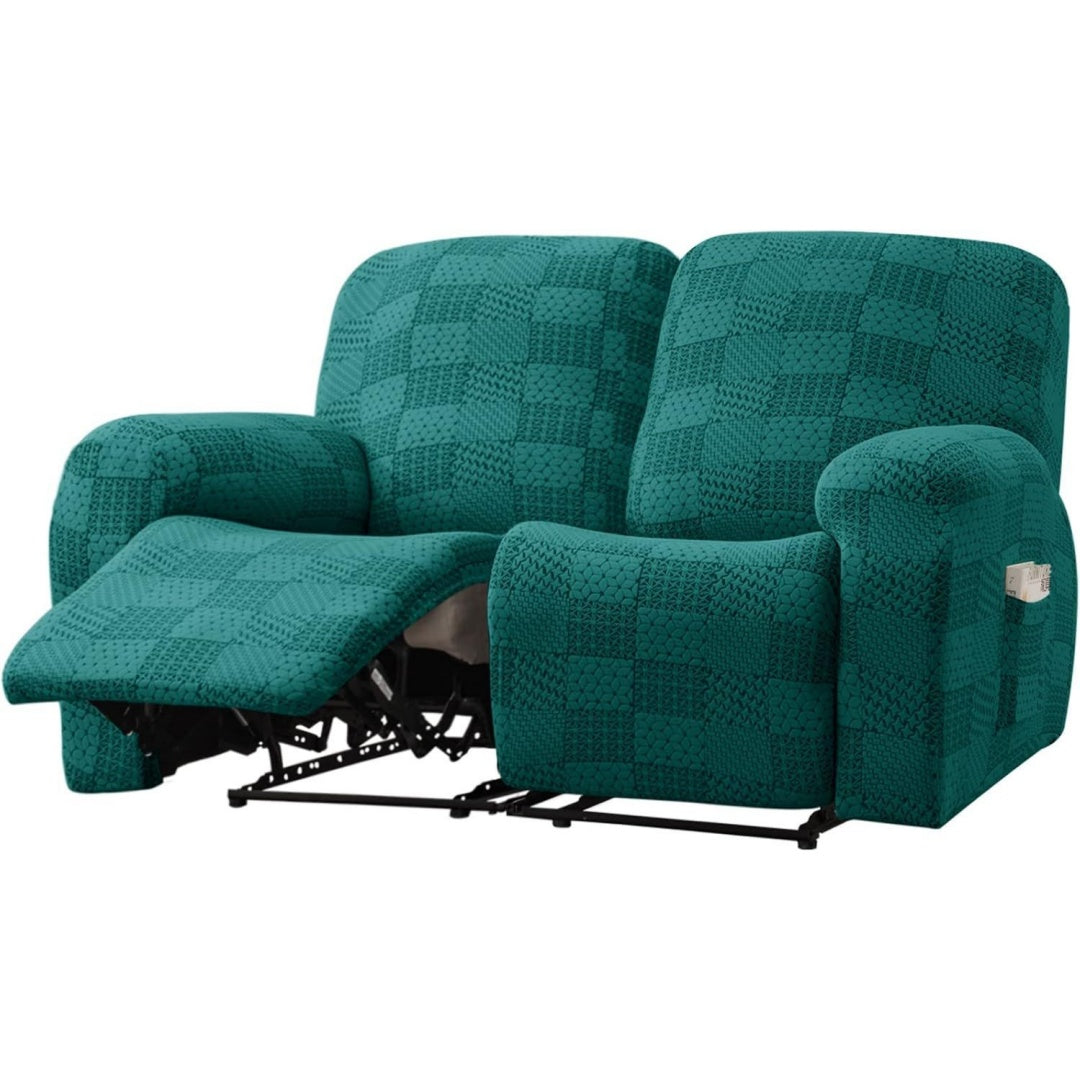 Divano confortevole Copripoltrona Elastico Relax Reclinabile Completo blu