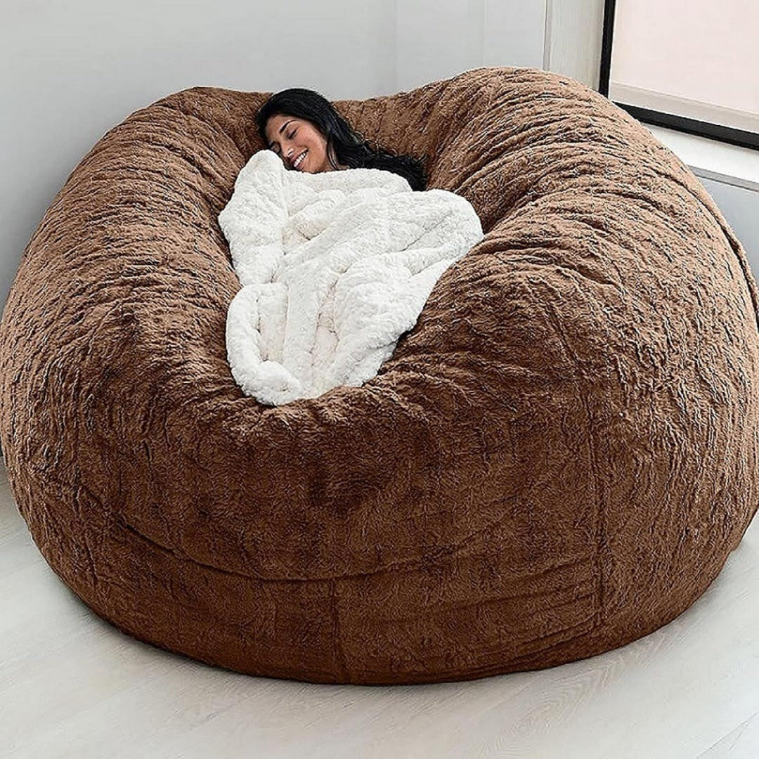 Seduta imbottita Morbida Poltrona Copertura Bag,(Senza Imbottitura) nero